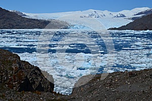 Steffen glacier in Campo de Hielo Sur Southern Patagonian Ice Field, Chilean Patagonia