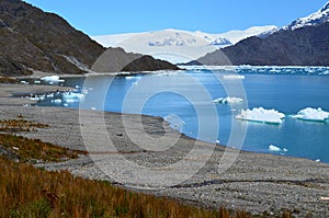 Steffen glacier in Campo de Hielo Sur Southern Patagonian Ice Field, Chilean Patagonia