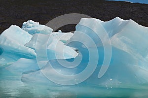 Steffen glacier in Campo de Hielo Sur Southern Patagonian Ice Field, Chilean Patagonia