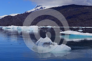 Steffen glacier in Campo de Hielo Sur Southern Patagonian Ice Field, Chilean Patagonia photo