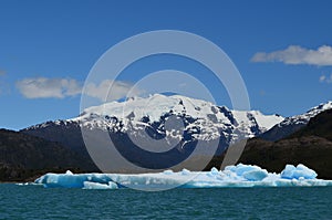 Steffen glacier in Campo de Hielo Sur Southern Patagonian Ice Field, Chilean Patagonia photo