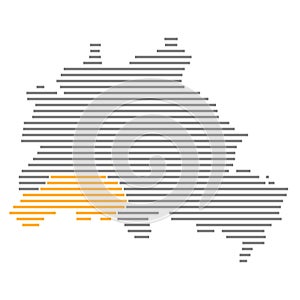 Steglitz-Zehlendorf - Map of Berlin with orange district