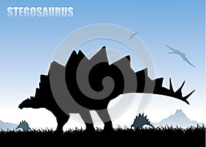 Stegosaurus background