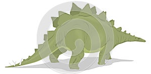 stegosaurus dinosaur ancient vector illustration transparent background