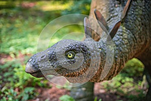 Stegosaurus dinosaur statue