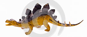 Stegosaurus dinosaur toy figure isolated