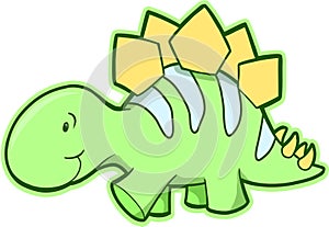 Stegosaurus Dinosaur Vector