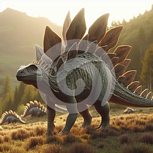 Stegosaurus: a herbivorous armored dinosaur