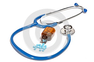 Stehoscope and Pills
