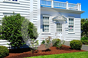 Steilacoom town hall. Historical building.