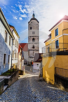 Stein an der Donau .Krems an der Donau. Federal state of Lower Austria, Wachau Valley, Austria