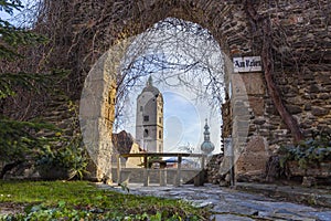 Stein an der Donau .Krems an der Donau. Federal state of Lower Austria, Wachau Valley, Austria