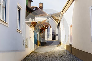 Stein an der Donau .Krems an der Donau. Federal state of Lower Austria, Wachau Valley, Austria