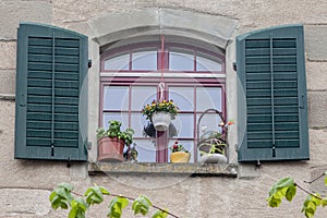 Stein am Rhein Switzerland Typical Window