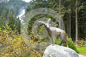Steinbock Statue