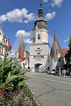 The Steiner Tor, a historic building and landmark in Krems, Lower Austria photo