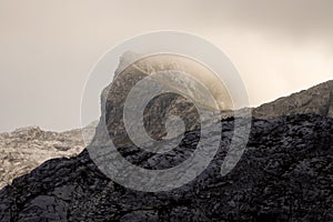 Steinernes Meer, mountain landscape in Bavaria, Germany and Austria