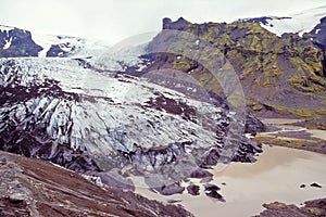 Steinholtsjokull glacier, Iceland