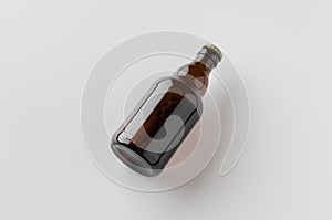 Steinie beer bottle mockup