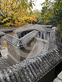 Stelae in Baiwangshan Forest Park, Beijing