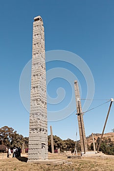 Stele at Axum in Ethiopia