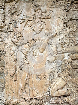 Stele in El Palacio Palenque photo