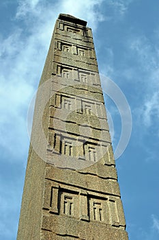 Stele in northern field at Axum photo