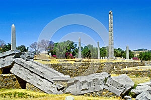 Stele in the northern field at Axum