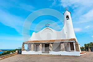 Stella Maris Church in Sardinia, Italy