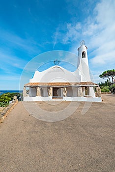 Stella Maris Church in Sardinia, Italy