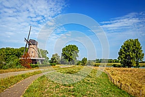 The Stella Polaris scaffolding mill behind the Maasdijk near Dieden.