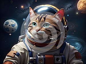 Stellar Kitty Dreams: Cat in Space Adventure