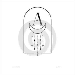 Stellar Star Logo Andromeda Arch Concept-04.1. Black Option.