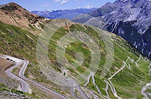 Stelvio Pass and Ortler, Italy