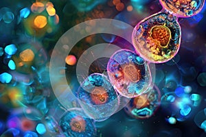 Stem cell, the building blocks of life, versatile and potent, medical breakthroughs, regeneration, and personalized photo