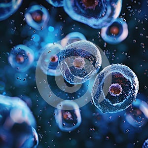 Stem cell, the building blocks of life, versatile and potent, medical breakthroughs, regeneration, and personalized photo
