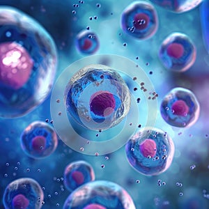 Stem cell, the building blocks of life, versatile and potent, medical breakthroughs, regeneration, and personalized photo