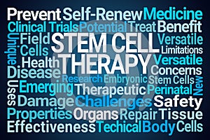 Stem Cell Therapy Word Cloud