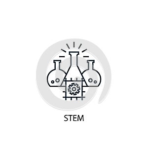 STEM concept line icon. Simple element