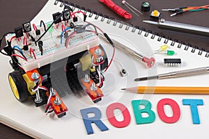 STEM or DIY Electronic Kit , Line tracking robot competition ideas.