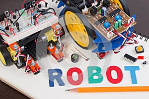 STEM or DIY Electronic Kit , Line tracking robot competition ideas.