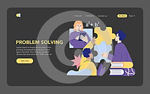 STEM Education. Flat Vector Illustration