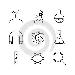 STEM education icons 2