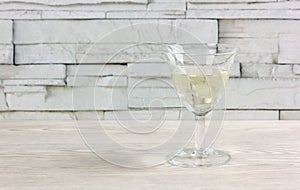 Stem Glass of White Wine