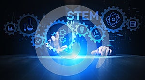 STEM Science technology engineering mathematics education learning concept