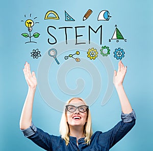 STEM with young woman