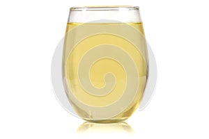 Stemless Wineglass Mockup Isolated on White Background with Clipping Path