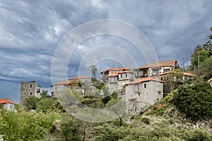 Stemnitsa village on Mainalo mountain. Peloponnese, Greece