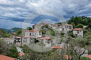 Stemnitsa village on Mainalo mountain. Peloponnese, Greece