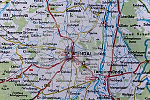 Stendal, Germany, on a road m